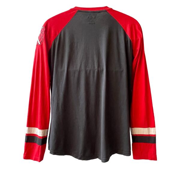 Majestic Vintage Hockey NHL Chicago Blackhawks Jersey Style Tee Shirt Size XL - Picture 2 of 5